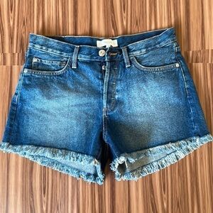 MANGO Organic Cotton Jean Shorts Size 8